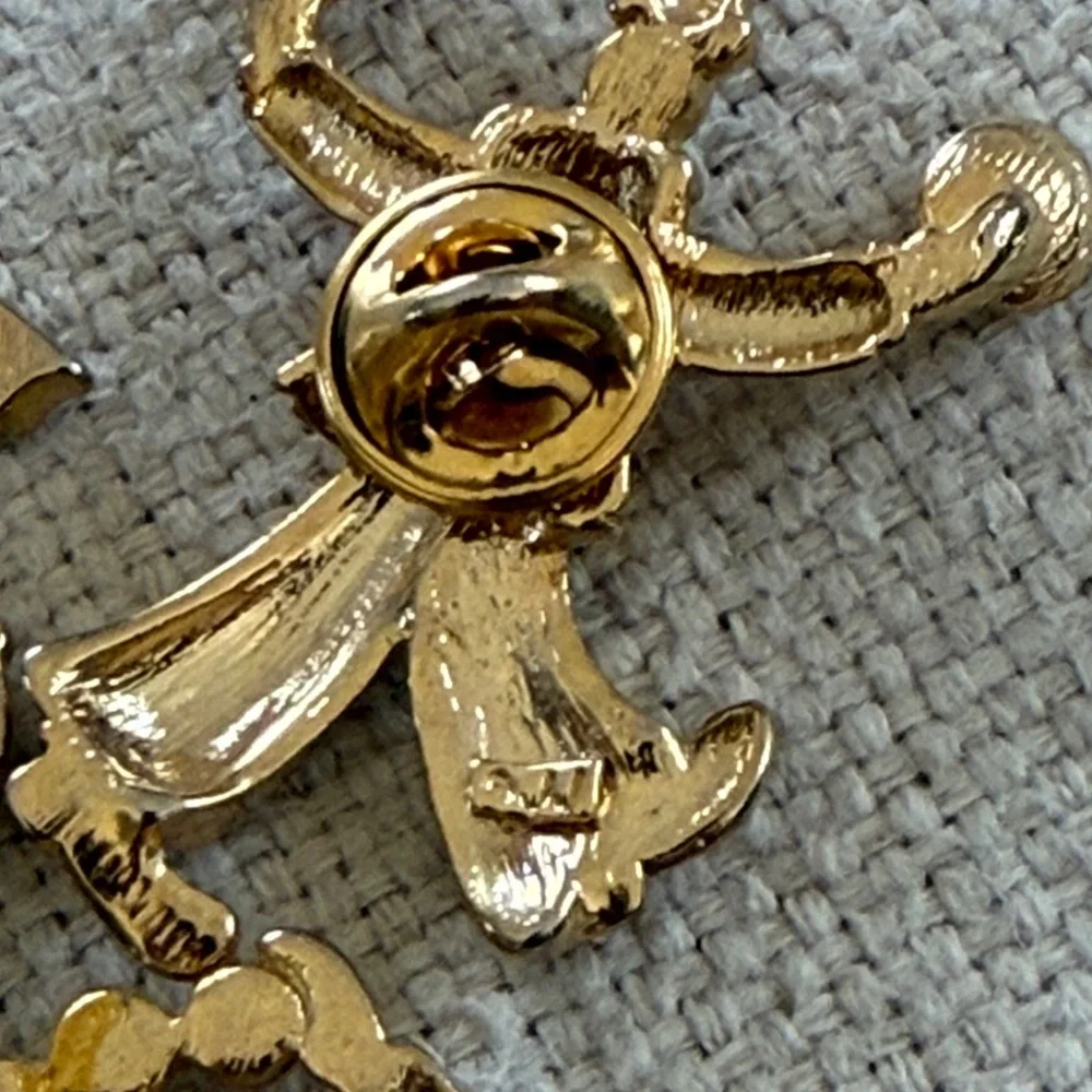 JJ Clown Brooch with Colorful Accents